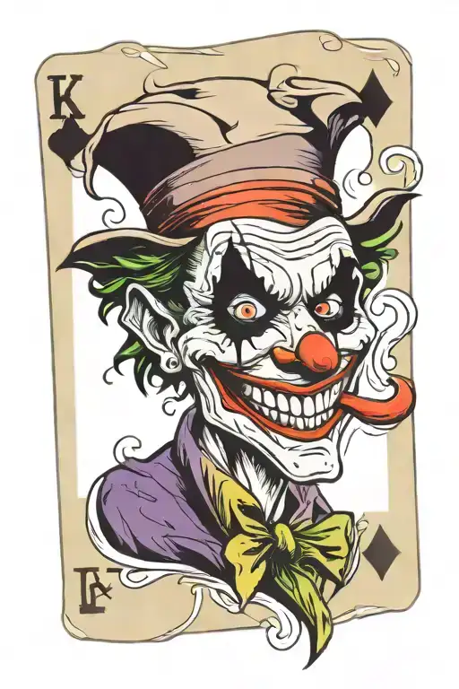 Burned Joker Card Joker