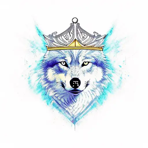 Wolf With A Kings Crown