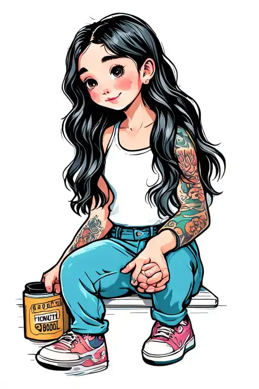 Daughter Holding Hands Picking