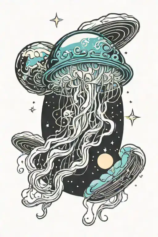 Jellyfish In Space