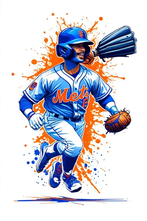 Blue And Orange Running Through My Veins New York Mets