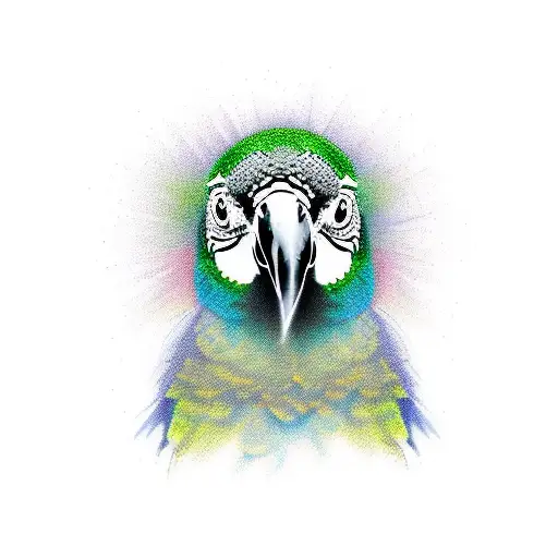 Green Ring Neck Parrot