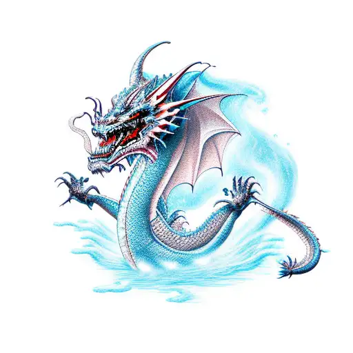 Dragon With Ice Breath