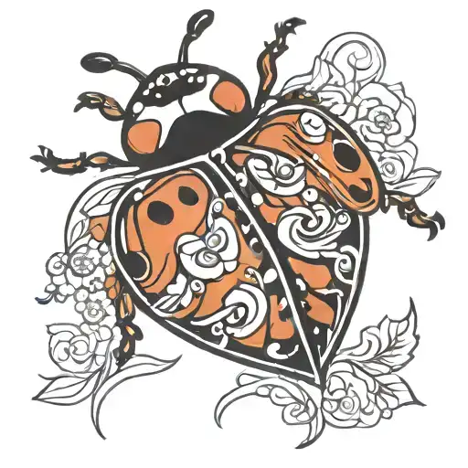Ladybug With Heart