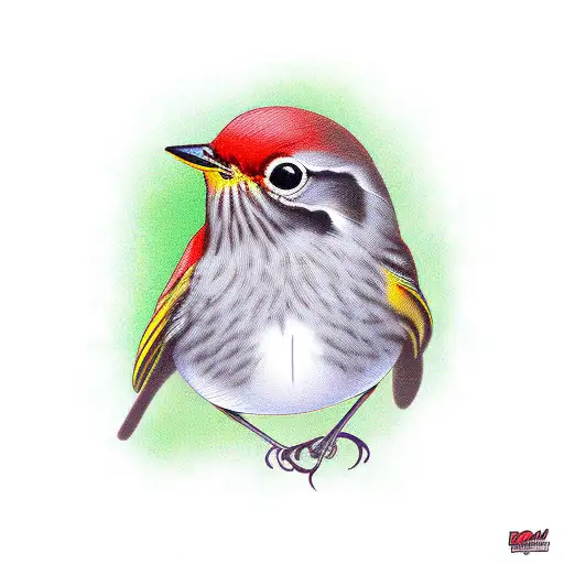 Red Yellow And Green Robin