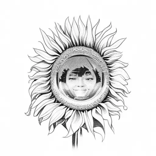 Astronaut In Sunflower Field