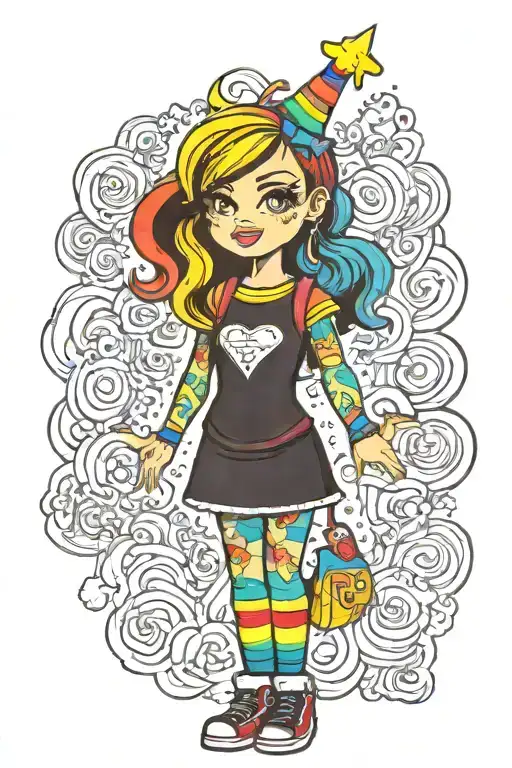 Rainbow Bright Doll Standing Tall