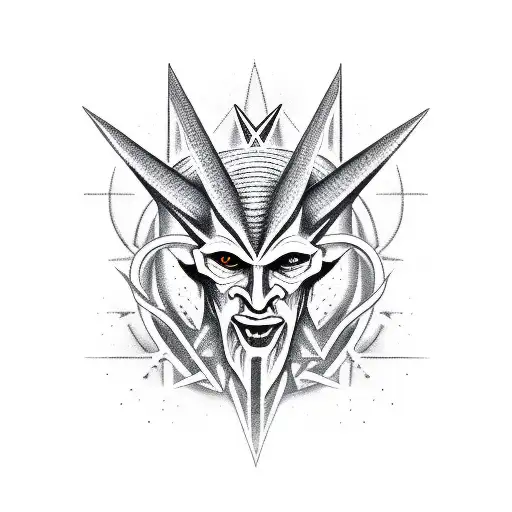 Satanic Gothic Minimal Star