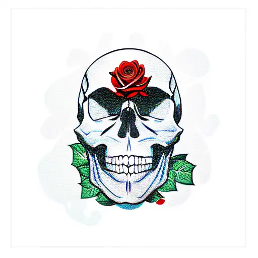 Skull And Roses