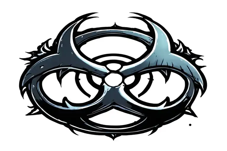 Romatic Biohazard Symbol
