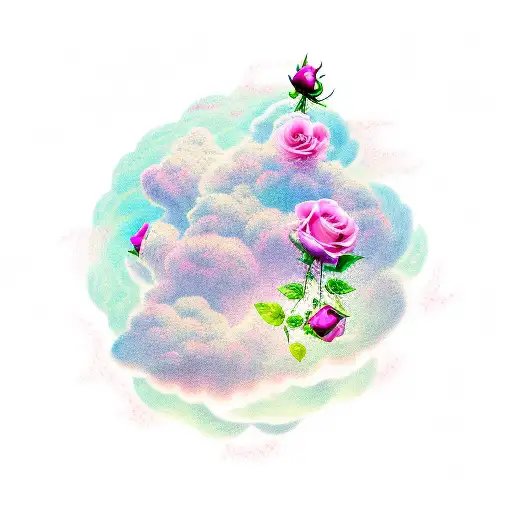 Cloud With Roses