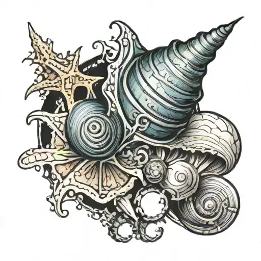 Ocean And Sea Shell