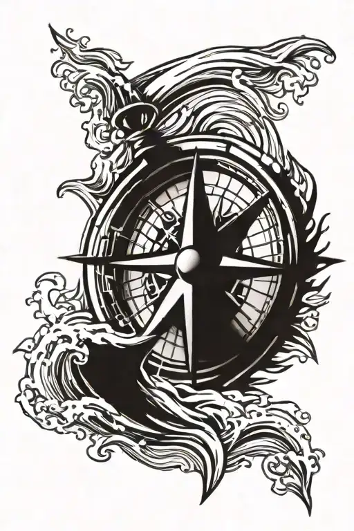 Compass Water Waves