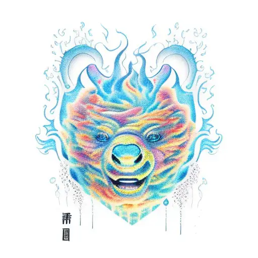 Half Fire Half Water Bear