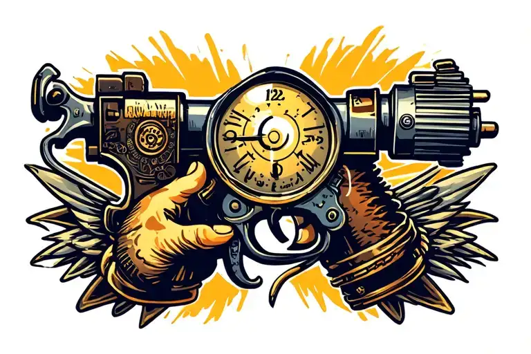 Gas's Lamp & Tattoo Gun