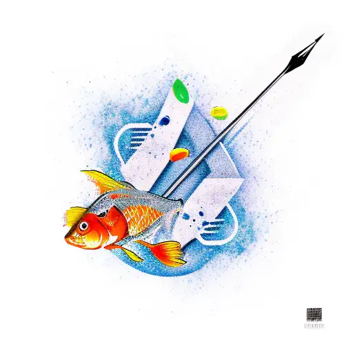 Arrow With Goldfish