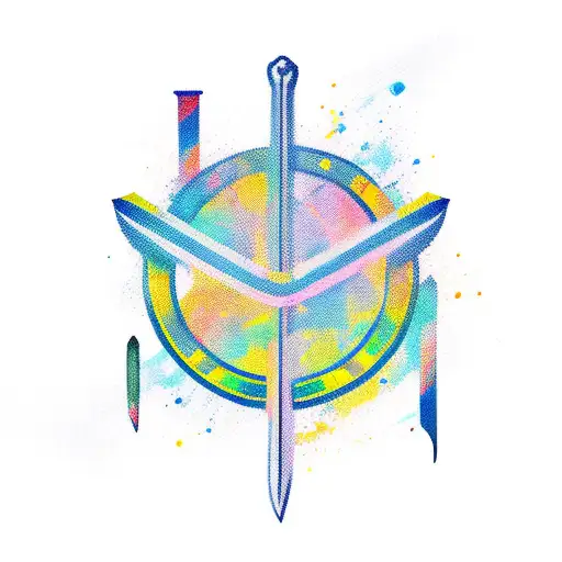 Sword With Cloth Around It