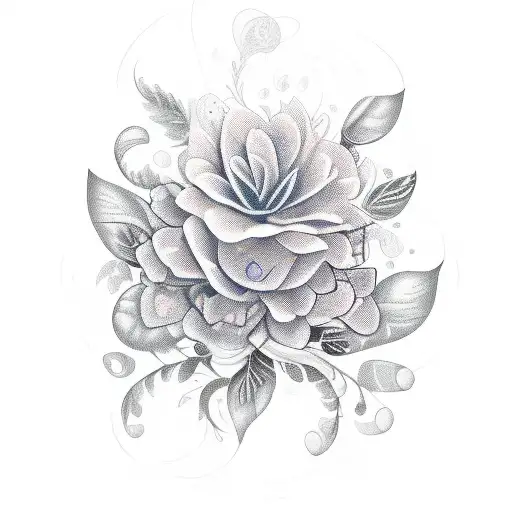 A Unique Combination Of Different Flowers