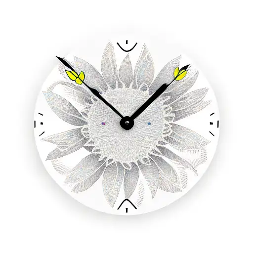 Flowers On A Clock