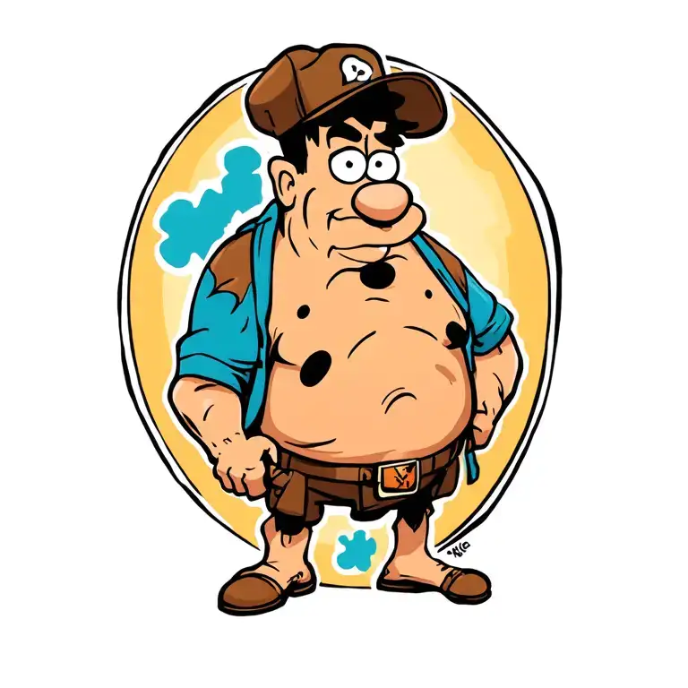 Fred Flintstone Mailman