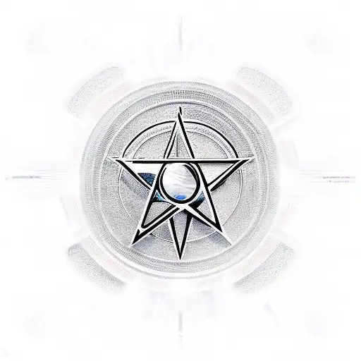 Scientology Symbol With A Futuristic Twist