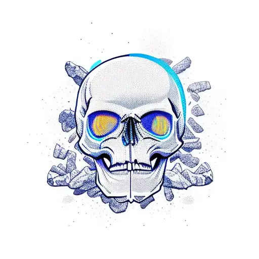 Mountain Gogle Snowboard Skull