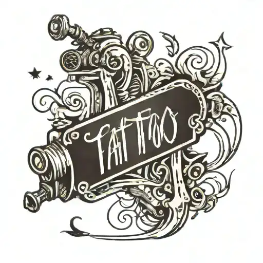 Tattoo Portfolio In Lettering With A Tattoo Machine