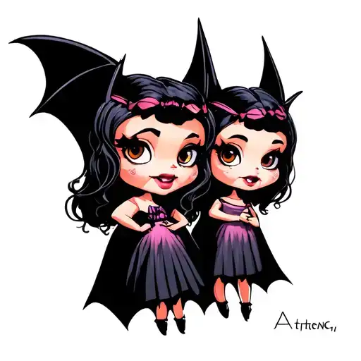 Best Friends That Are Bats And Girls