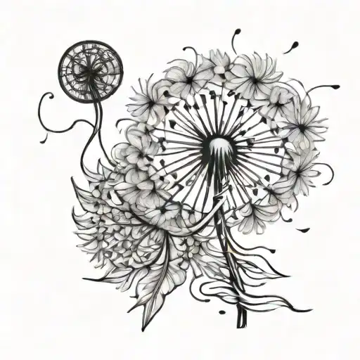 Dandelion Blowing In The Wind