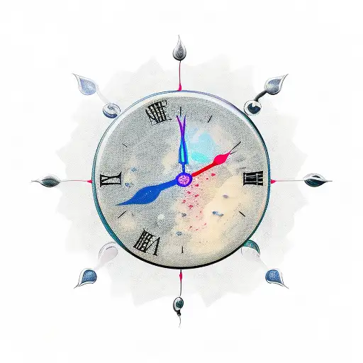 Father Time With Pain But Hope And Positive