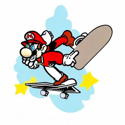 Mario Skateboarding