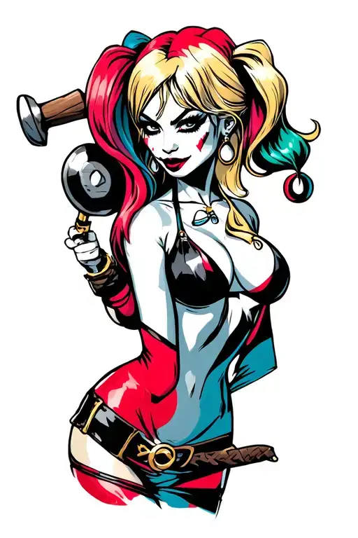 Sexy Harley Quinn Hammer