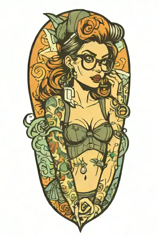 Hipster Pinup Girl