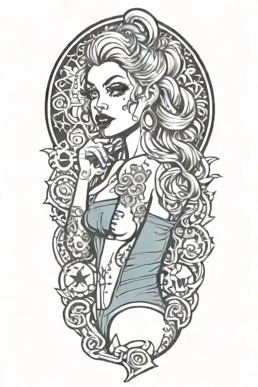 Alyssa White-gluz Pinup Girl