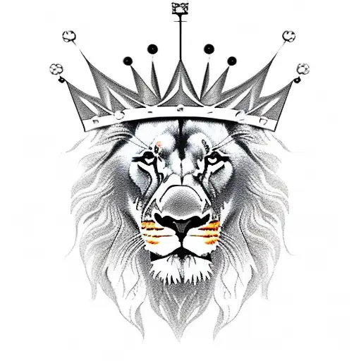 Lion With Crown