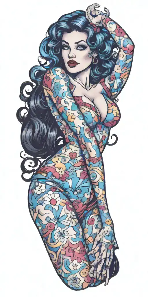 Autism Personified As A Pinup Girl