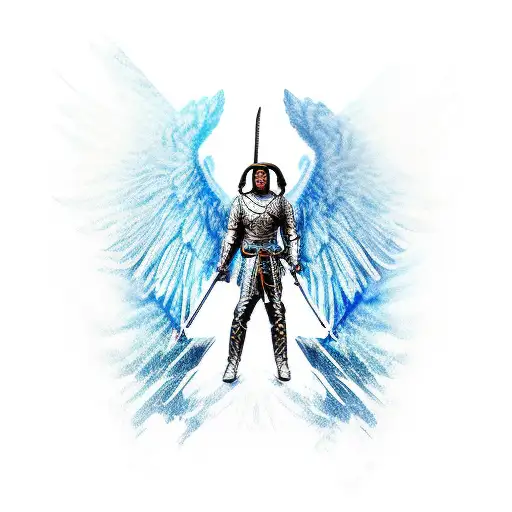 Archangel Holding Sword
