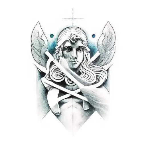 Combine Elements Of Greek Mythology And Nature In A Tattoo Design