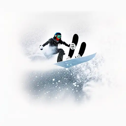 Snowboarding With Friends