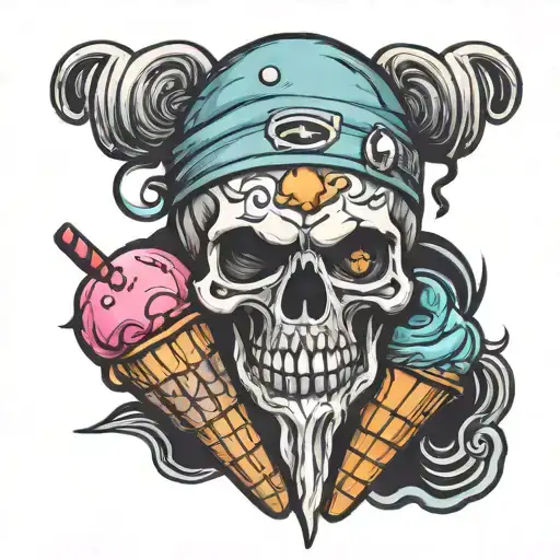 Skull Ice Cream