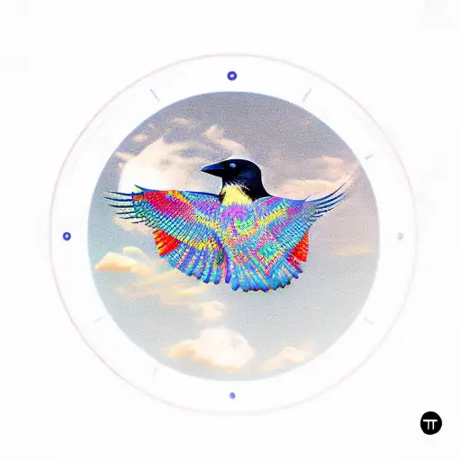 Time Travelling Flying Crow