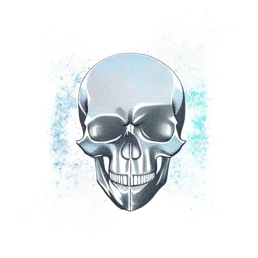 Argentina Flag With Skull