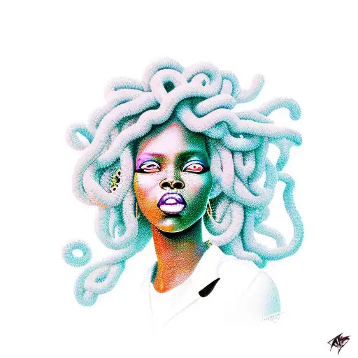 Black Woman Medusa