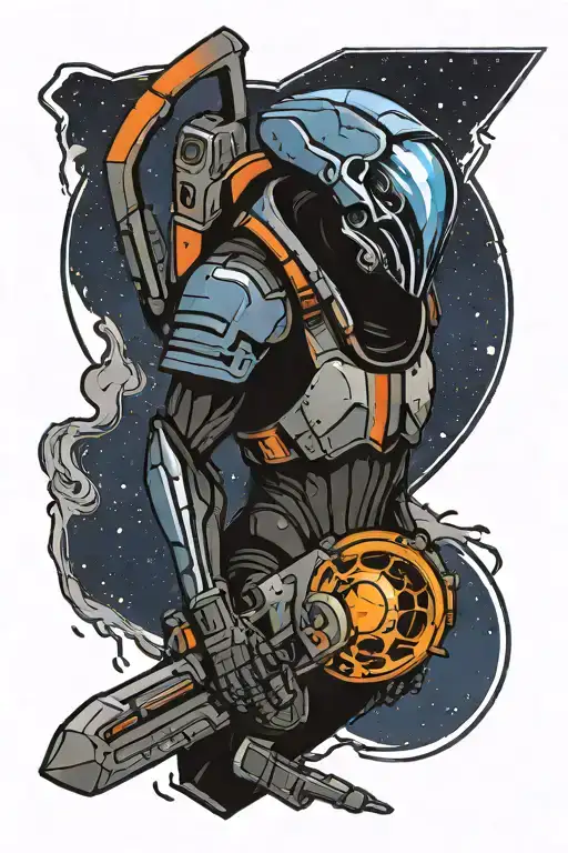 Mass Effect Reaper In Space