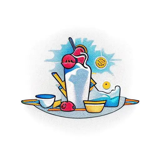 Morning Sun At A Bar