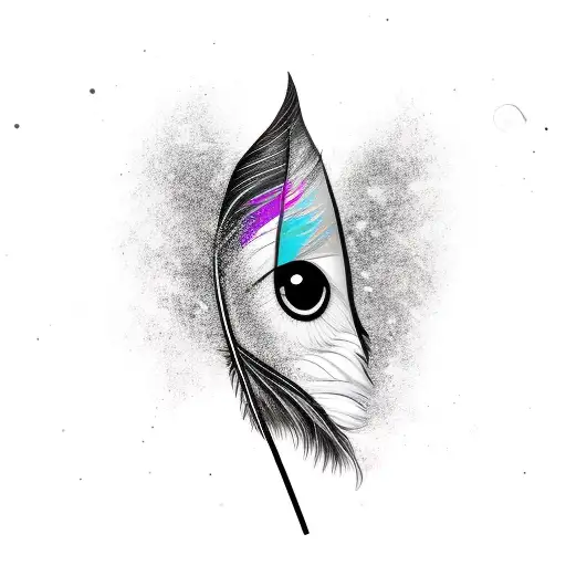 Fierce Black Feather