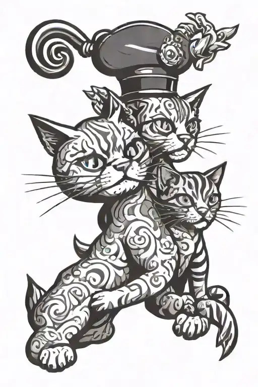 Cat With 2 Head