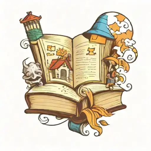 A Unique Design Incorporating Elements Of Both Families And Books In A Creative And Meaningful Way