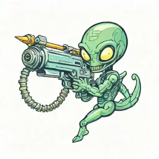 Alien With Raygun