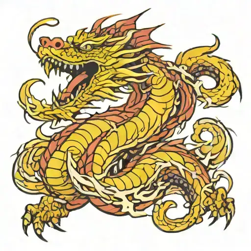 Thunder Dragon Coiled